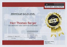 Thomas Berger ist Securepoint UMA Certified Engineer
