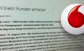 Vodafone will bis 2022 an ISDN festhalten