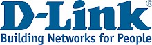 D-Link Logo: Partner für WLAN-Geräte wie Router, Switch und Netzwerkkomponente