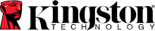 Logo Kingston: Partner für Server- und Computer-Speicherlösungen (Festplatten, SSD, RAM, USB-Stick u.v.m.)