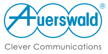 Logo Auerswald: Partner für Telefone, Telefonanlagen, VoIP und Businesskommunikation