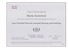 Cisco Zertifikat CCNA (Routing und Switching)