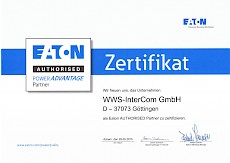 Eaton Autohrised Power Advantage Partner Zertifikat