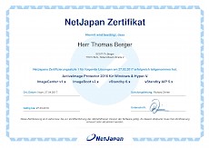 Unser Administrator Thomas Berger ist von NetJapan zertifiziert