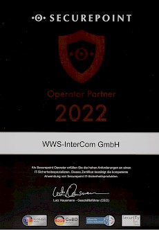 WWS-InterCom ist Securepoint Operator Partner